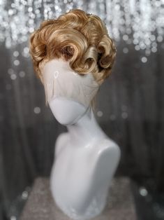 1960s Updo, Burlesque Hair, Updo Wig, 1960s Glamour, Drag Wigs, Vanilla Caramel, Cute Haircuts, Updo Styles, Fake Hair