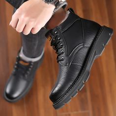 Heracles Men's Winter Boots | Ultrasellershoes.com – Ultra Seller Shoes Working Boots, Men Ankle Boots, Mens Boots Online, Mens Winter Shoes, Winter Heels, Warm Snow Boots, Fashionable Snow Boots, Mens Winter Boots, Brand Name Shoes