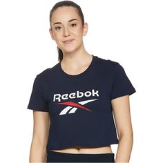 All Products We Sell By Reebok Brand Are Guaranteed Authentic! Our Long Term Relationships With Many Of The Top Brands And Suppliers In The Industry, Enable Us To Offer Brand Name And Designer Products At Discount Prices! Condition: New (Sample) Brand: Reebok Style Number: Ft8181-Sam Category: T-Shirt Style: Graphic Tee Country Of Manufacture: Pakistan Gender: Womens Collar Style: Crew Neck Fit: Not Specified Material: 100% Cotton Features: Ribbed Collar Pattern: Graphic Print Season: All Season Blue T-shirt For Gym, Blue Casual Activewear With Logo Print, Casual Blue Activewear With Logo Print, Blue Sporty Activewear With Logo Print, Sporty Blue Activewear With Logo Print, Blue Sportswear Tops With Logo Print, Style Graphic Tee, Sports Bra Top, Yoga Sports Bra