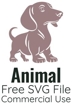 the logo for animal free svg file commercial use