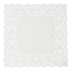 Square Lace Paper Doilies 12" - Set of 250 - Events and Crafts-Dulcet Delights Couples Shower Themes, Lace Pattern Design, Pink Stickers, Decorative Placemats, Bakery Supplies, Paper Doilies, Lace Set, Graphic Design Fun, Diy Materials