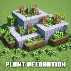 an image of a plant decoration in minecraft