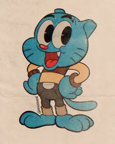 an image of a cartoon character that is smiling