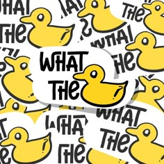 Creative Sticker Design, Duck Puns Funny, Surgery Stickers, Pun Illustrations, Laptop Stickers Printable Funny, Duck Sayings, Duck Sayings Funny, Duck Stickers, Rubber Duck Sticker