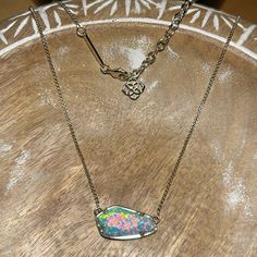 Kendra Scott Cami Aqua Kyocera Opal Gold Necklace. Excellent Condition. No Longer Sold. 14k Gold Plated Over Brass Jewelry Kendra Scott, Kendra Scott Jewelry, Kendra Scott, Blue Gold, Womens Jewelry Necklace, Opal, Gold Necklace, Gold Plate, Jewelry Necklaces