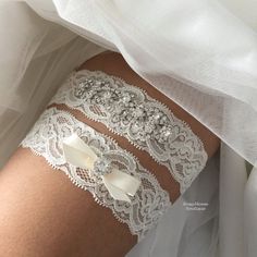 Bridal Garter-Wedding Garter-Rhinestone by RoseybloomBoutique Garters For Wedding, Crystal Garter, Bride Garter, Lace Garter Set, Garter Wedding, Bridal Garters Set, Bridal Garters, Wedding Garter Set, Wedding Garters