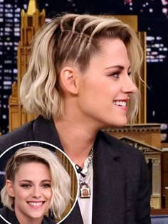 Ideas For Short Hair, Peinados Fáciles Para Cabello Corto, Celebrity Hair Stylist, Penteado Cabelo Curto, Short Hair Updo, Hair Updo, Braids For Short Hair, Kristen Stewart