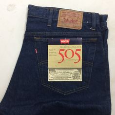 Nwt Levi's 505 Regular Fit Straight Leg Denim Jeans Men's Size 42x30 Please Refer To The Pictures. Measurements: Waist - 21 (42) In Inseam - 30 In Leg Opening - 9 In Be Sure To Check Out Other Items From My Closet Before Completing Your Order To Bundle Up For An Even Better Deal. Fastxspeed - Ffff38 Cross Manly Clothes, Mens Outdoor Clothing, Fashion Sewing Tutorials, Levi's 505, Levis 505, Stylish Mens Outfits, Mens Straight Jeans, Denim Jeans Men, Outdoor Clothing