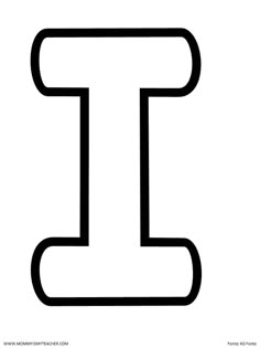 the letter i in black and white with an uppercase t on it's side