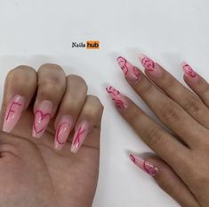 Uñas Cute, Red Nail Art Designs, Fast Nail, Ideas Para Uñas, Red Nail Art, Nail Art Designs Videos, Soft Nails, Uñas Acrilicas