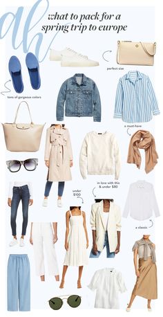 Spring Travel Outfits 2023, What To Wear In Spring 2023, Spring Outfits For Europe Trip, Clothes For Europe Trip Spring, Capsule Wardrobe Rome Spring, Outfit Ideas For Europe In Spring, Packing For Spring In Europe, Travel Capsule Wardrobe Spring Europe 2023, Capsule Wardrobe 2023 Spring Europe