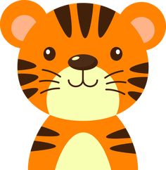 an orange tiger with black stripes on it's face and eyes, sitting down