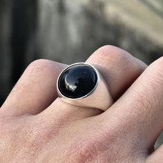 Onyx Signet Ring , Ring For Husband , Round Classic Onyx Ring , Onyx Wedding Ring , Onyx Signet Ring , Valentine's Day Gift, Gift for Men ★Item Details * Gender : Male / Female * Material : 925K Sterling Silver * Total weight : 13 Grams * Gemstone : Onyx Stone ✔ Ready to Ship in 1-2 Business Days .. ✔ Shipped to the Worldwide 1-5 business days with free shipping... ✔ The product will be sent to you with a handmade wooden box to avoid any damage during shipping... ✔ Visit our store, browse other Classic Black Handmade Engraved Ring, Onyx Wedding Ring, Onyx Signet Ring, Handmade Wooden Boxes, Signet Rings, Onyx Ring, Onyx Stone, Gold Collection, Ring Ring