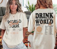 1982 Shirt, Epcot Outfit, Morocco Tours, Epcot Center, Epcot Shirts, Drinking Around The World, Womens Disney Shirts, Disney Birthday, Disney Trip