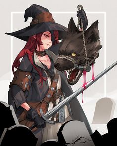 Female Hunter, Blood Hunter, Dungeons And Dragons Game, A Witch, Fantasy Inspiration, Fantasy Artwork