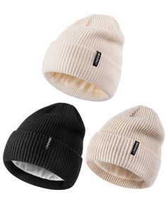 PRICES MAY VARY. Skin-Friendly Quality Material: The unisex beanie hats are knitted by high quality acrylic, extremely comfortable and stretchy, easy to put on and take off. The inside is soft touch fleece lining, it is warm and cozy, offering great heat retention and providing you with warmth and comfort. Value and Accessibility: This beanie is unisex for women and men. It is available in a variety of colors; the classic and simplest solid color design matches most your dressing styles, forming Beanies Women, Beanies For Men, Skull Hat, Hams, Winter Hats For Women, Winter Beanie, Body Warmer, Skull Cap, Amazon Women