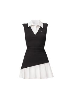 ❤Faux two-piece pleated shirt vest dress❤︎
⚠Please allow 12 days for this item to be shipped. Vest Over Shirt, Dresses Png, Collared Dresses, White Pleated Dress, Collared Mini Dress, Black Dress Shirt, Pleated Shirt, Shirt Vest, Slim Dress