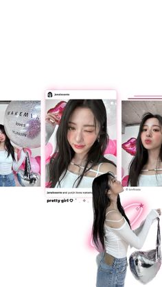 Yunjin Wallpaper Pink, Lesserafim Yunjin, Girl D, Just Video, Kpop Wallpaper, Best Couple, Korean Makeup, Cute Pink, Mood Boards