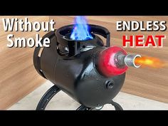 Diy Wood Stove How To Build, Diy Oil Burner, Oil Burner Diy, Homemade Wood Stove, Outside Wood Stove, Waste Oil Heater, Homemade Heater, Gas Bottle Wood Burner, Wood Gas Stove