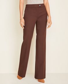 How to Wear Brown Pants - Bridgette Raes Style Group Brown Pants Outfit For Work, Brown Pants Outfit, Madison Brown, Chic Work Outfit, Dress Slacks, Brown Pants, Burgundy Sweater