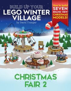 an advertisement for the lego winter village christmas fair