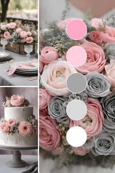 If you are looking for ideas to help you create your wedding color palette, then check out these beautiful pink and grey wedding color ideas to help inspire you! | Wedding color schemes | Wedding color palettes | Wedding theme | Wedding theme ideas | Wedding colors | Wedding color inspiration | Wedding color ideas | Wedding themes | Wedding colors unique | Fall wedding color ideas | Winter wedding color ideas | Spring wedding color ideas | Summer wedding color ideas | Peach Grey Wedding, Wedding Color Schemes Pink, Spring Wedding Color Palette Colour Schemes, Wedding Colors Schemes, Pink Wedding Color Scheme, Pink And Grey Wedding, Unique Fall Wedding, Winter Wedding Color Ideas, Fall Wedding Color Ideas