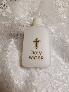 Holy Water Drink, Water Plastic Bottle, Christian Water Bottles, Bible Verse Water Bottle, Text English, Spn Dr, Water Baptism, Bottle Container, Water Time