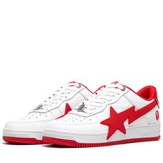 * Leather upper   * Enlarged Bape star on side panel   * Rubber midsole and outsole   * Perforated toe box   * Extra laces included   * Color: Red   * Style: 001FWK201314M Bape Star, Jordan 11 Retro Low, Womens Air Jordans, Air Jordan 12 Retro, Air Jordan 11 Retro, Jordan 12 Retro, Green Brands, Jordan 11 Retro, Air Jordan 4 Retro