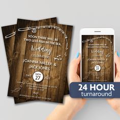 a person holding up an iphone with the text, 24 hour turnaround on it