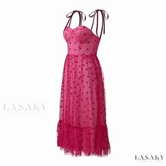 Lasaky - Sweetheart Mesh Dress: Floor-Length High-Waisted Sheer Mesh Evening Gown with Heart-Shaped Cutouts Strapless Long Dress, Mesh Gown, Sheer Mesh Dress, Tulle Maxi Dress, Backless Long Dress, Sleeveless Wrap Dress, Boho Beach Dress, Tulle Evening Dress, Mesh Maxi Dress