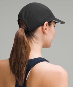 Short Jogs, Five Mile Sprints, Or Full-On Marathons-Whatever Distance Youre Running, This Lightweight Hat Provides Shade And Comfortable Ventilation. Designed For Running. Adjustable Back Closure For A Custom Fit. Lightweight Brim Is Curved For Optimal Shade And Comfort. Reflective Details. | Fast and Free Running Hat WovenAir Backpacking Equipment, Work Yoga, Tennis Shop, Running Hats, Marathons, Running Workout, Visor Hats, Free Running, How To Run Faster