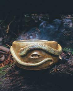 Small Ceramics Ideas, Ceremonial Witchcraft, Snake Ceramics, Witchy Ceramics, Snake Pottery, Pottery Ideas Wheel Thrown, Crystal Pottery, Ceramic Snake, Haley Paige