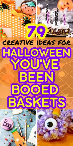 halloween party with pumpkins, spider web and boozie eyes for creative ideas to decorate