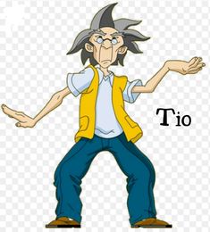 an image of a cartoon character with the words tio