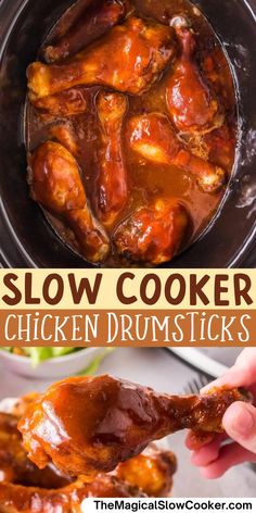 Slow Cooker Chicken Drumsticks Drumstick In Crockpot, Crockpot Bbq Drumsticks, Dinner With Drumsticks, Crock Pot Drumstick Chicken Recipes, Slow Cooker Drumsticks Easy, Crock Pot Chicken Drumsticks Recipes, Soy Sauce Chicken Drumsticks, Crockpot Bbq Chicken Drumsticks, Drumstick Crockpot Recipes