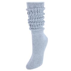 These super soft heavy slouch socks are right on trend and in a fantastic range of colors to choose from to match all your outfits. Extremely comfortable, these socks will quickly become one of your favorites, so grab a few colors now, you will not regret it. These socks make a great gift idea and an awesome stocking stuffer. Machine wash, dry medium heat and do not bleach. Fits shoe sizes 5-10. Made of 90% Cotton, 5% Polyester, 5% Elastic Casual Socks, One Size, Casual Solid Color Socks One Size, Casual One-size Socks, Super Soft Solid Winter Socks, Cozy One Size Socks, Super Soft Casual Solid Socks, Casual Soft Knee-high Socks For Fall, Super Soft Cozy Solid Socks, Comfortable Soft Socks For Fall