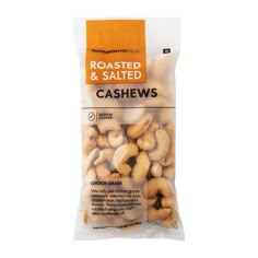 roasted and salted cashews