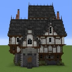 an old house made out of some sort of bricks