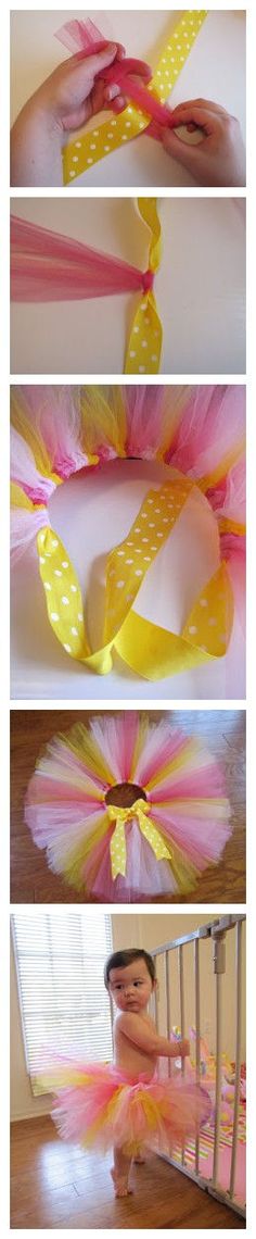 How to make a tutu Tutu Craft, Make A Tutu, How To Make Tutu, Diy Bebe, Baby Tutu, Rocky Road, Facepaint