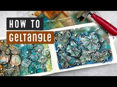 an art journal with the title how to getangle