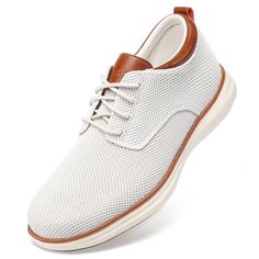 PRICES MAY VARY. 【Wide Width Shoes for Men Oxfords】Tailored for men with wide feet.Add a sophisticated look to mens dress sneaker with smooth PU leather wrapping around the tongue and mouth .Exclusive design, unique appearance, refuse to be the same, to avoid embarrassment. 【Splicing Knitted Upper】More design sense and perfectly replicates the appearance of dress shoes, giving more breathability, lightweight and comfortable,allowing effective airflow to keep your feet cool and dry, even during o Mens Dress Sneakers, Dress Sneaker, Business Casual Shoes, Comfortable Walking Shoes, Deck Shoes, Wide Width Shoes, Business Shoes, Oxford Dress, Wide Shoes