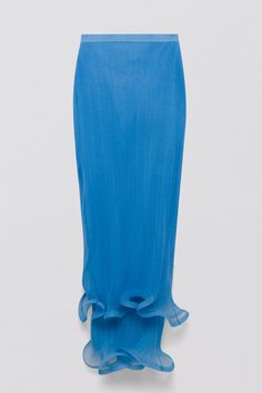 Kelso Skirt - Pacific Blue | SIMKHAI Parsons School Of Design, Fashion Institute, Pacific Blue, Jonathan Simkhai, Lifestyle Design, Vogue Fashion, Spring 2024, Creative Studio, Timeless Elegance