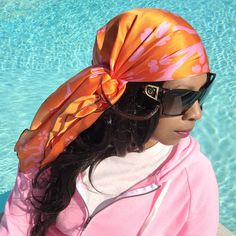 Luxury Multicolor Scarf For Spring, Chic Summer Beach Headscarf, Multicolor Party Headscarf, Elegant Summer Beach Scarves, Elegant Beach Shawl Scarf, Chic Spring Vacation Scarves, Elegant Shawl Scarf For The Beach, Chic Scarves For Spring Vacation, Trendy Spring Scarves