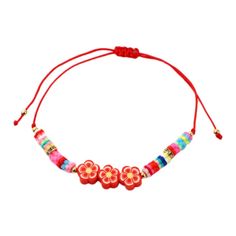 This beautiful bracelet by Abby is the perfect accessory for any little girl. With a multicolor beaded design and a lovely habiscus theme, it's sure to add a touch of whimsy to any outfit. The bracelet is made of soft resin and nylon, and features an adjustable design to ensure a perfect fit. The Abby bracelet is a great addition to any jewelry collection, and is sure to make a great gift for any occasion. Whether you're looking for something for a birthday, holiday, or just because, this bracelet is sure to put a smile on any little girl's face. Soft Clay, Girl Jewelry, Childrens Jewelry, Resin Beads, Bracelets And Charms, Girl Face, New Girl, Just Because, Beautiful Bracelet