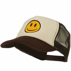 Vintage Trucker Hats Aesthetic, Cheap Retro Trucker Hat, Casual Trucker Hat With Smiley Face, Smiley Face Trucker Hat, Black Retro Trucker Hat, Clothing Png, Beachy Outfits, Vintage Trucker Hats