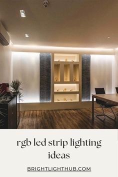 rgb led strip lighting ideas Led Strip, Rgb Led, Living Room Lighting, Interior Lighting, Work Space, Lighting, Living Room, Led