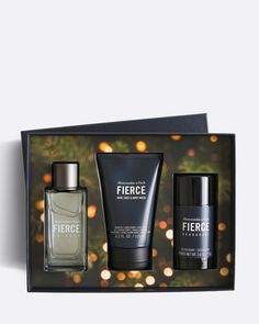 Men's Fierce Gift Set | Men's Cologne & Body Care | Abercrombie.com Abercrombie And Fitch Fierce, Men's Cologne, Deodorant Stick, American Clothing, Men's Fragrance, European Countries, Mens Cologne, Mens Fragrance, Christmas 2023