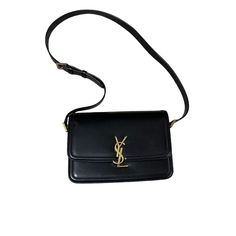 Ysl Saint Laurent Solferino Medium Satchel Sholder Bag Black , Gently Used (Worn Twice) Missing Part Of Gold Hardware At The Closure, Small Scratch (See Pics) No Dust Cover Or Box Gold Tone Hardware Sholder Strap Drop 15.3 Height6.2 Length9, Depth2.3 Bags Ysl, Ysl Saint Laurent, Yves Saint Laurent Bags, Black Purse, Black Purses, Dust Cover, Gold Hardware, Yves Saint Laurent, Saint Laurent