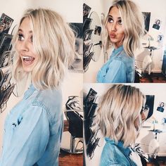 Blonde Bob On Plus Size, Julianne Hough Bob, Julianne Hough, Blonde Bobs, Hair Envy, Love Hair, Great Hair, Hair Today, Hair Skin