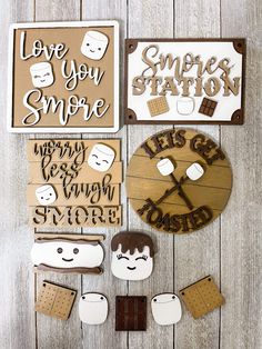 Glitter Luv DIY Kits Standard Kit S'mores Tier Tray DIY Kit Smores Decor, Smore Kit, Smores Sign, Tier Tray Diy, Smores Station, Smores Party, Smores Kits, Tiered Tray Diy